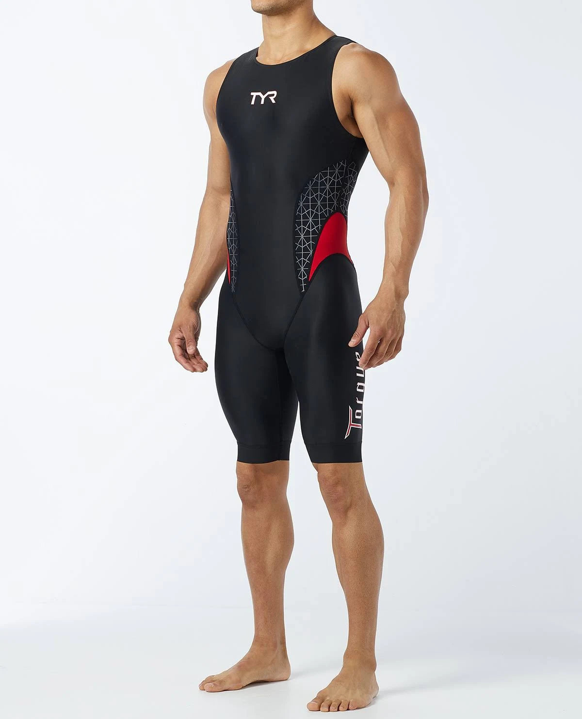 Black/Red Swimskin W7164