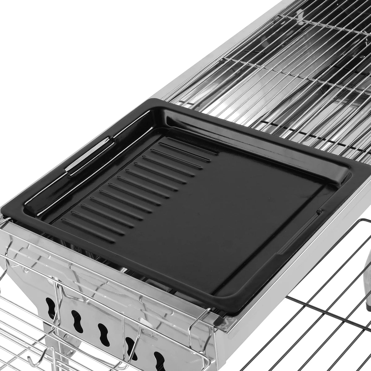39'' Stainless Steel Charcoal Grill D684868