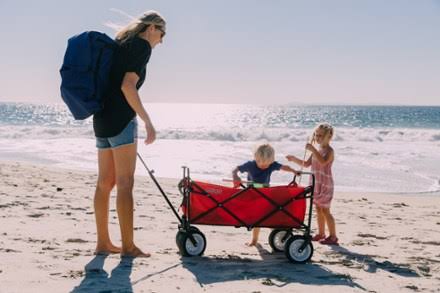 Red Sand-Free Beach Wagon Q4156