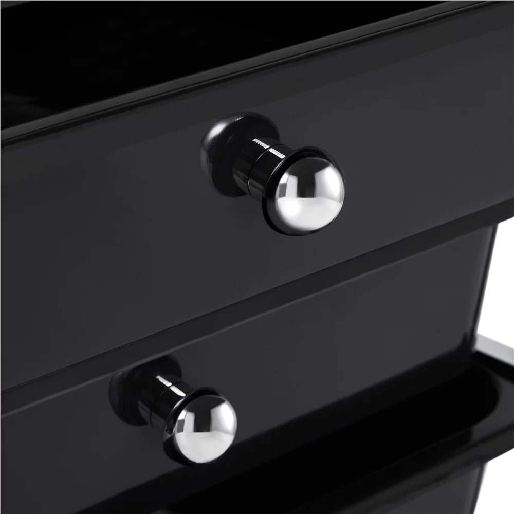 Black 12 Drawer Rolling Storage Cart T55229
