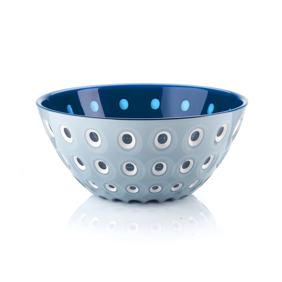 20cm Red White Transparent Bowl E683